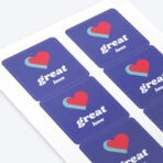 정사각형 시트 스티커