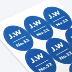 타원형 시트 스티커