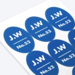 타원형 시트 스티커