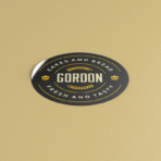 타원형 싱글 스티커